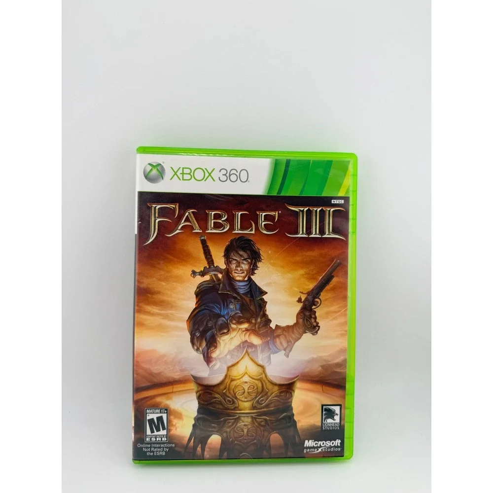 Fable III Xbox 360 Action RPG Microsoft Lionhead Studios Complete with‎ Manual
